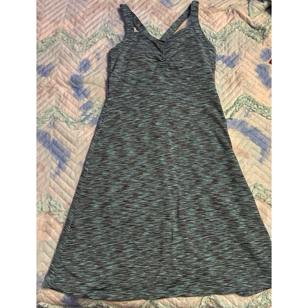 Mondetta Women's Heather Green Golf Activewear Dress with Built in Bra, Small